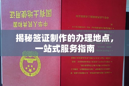 未央揭秘签证制作的办理地点，一站式服务指南